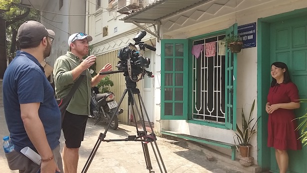 filming in Hanoi vietnam