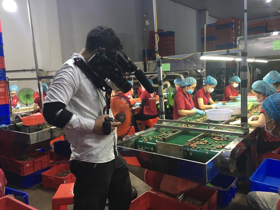 filming at factory vietnam fixer